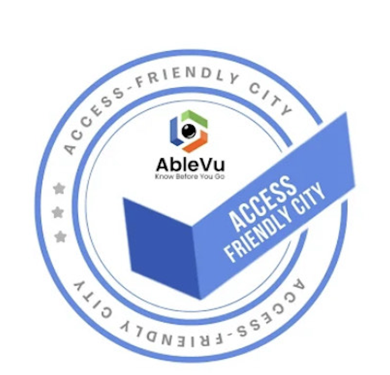 AbleVu Access-Friendly City badge